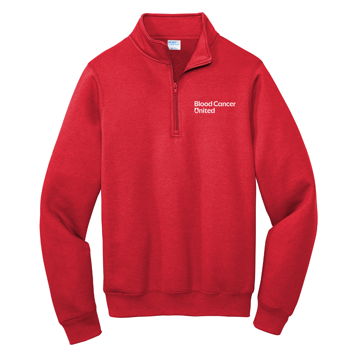 Blood Cancer United Port & Co™ Core Fleece 1/4-Zip - Made to Order