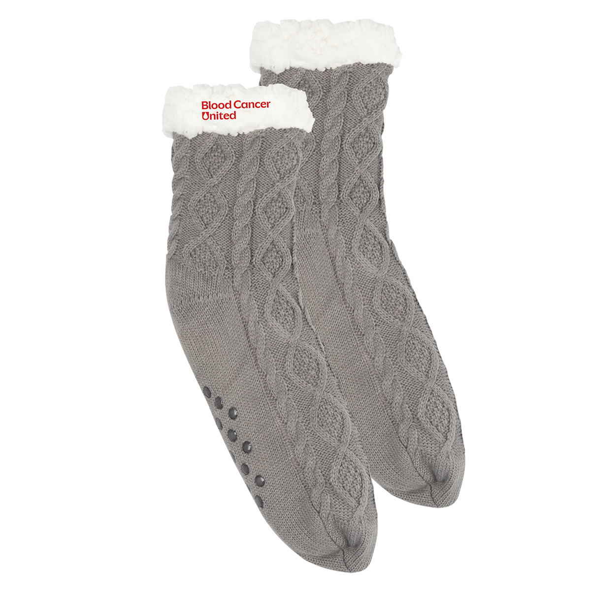 Cozy Cable Knit Slipper Socks