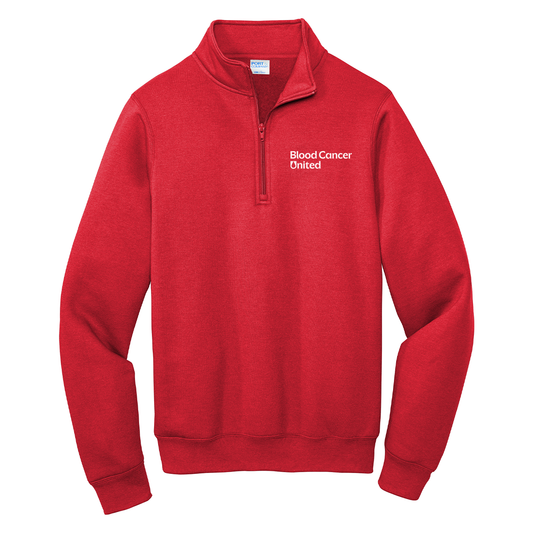 Blood Cancer United Port & Co™ Core Fleece 1/4-Zip - Made to Order