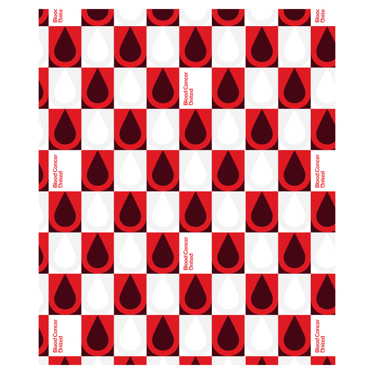 Blood Cancer United Plush Throw