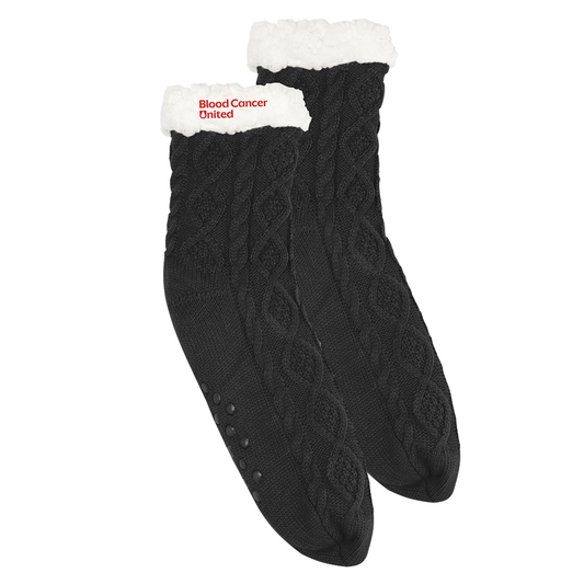 Cozy Cable Knit Slipper Socks
